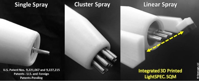 3D Printed CO2 Application Nozzles